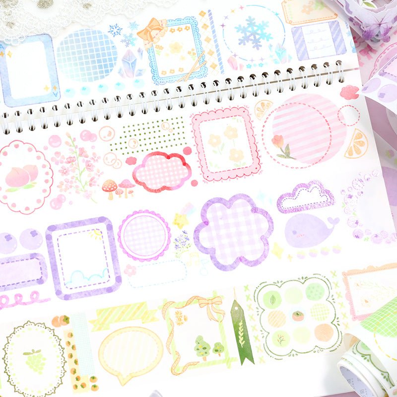 Washi Tape ~ Pastel Sections - The Kawaii Nest