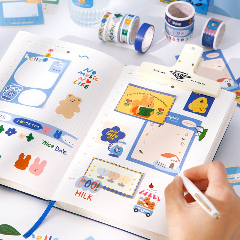 Washi Tape, Sticker and Notepaper Set - The Kawaii Nest