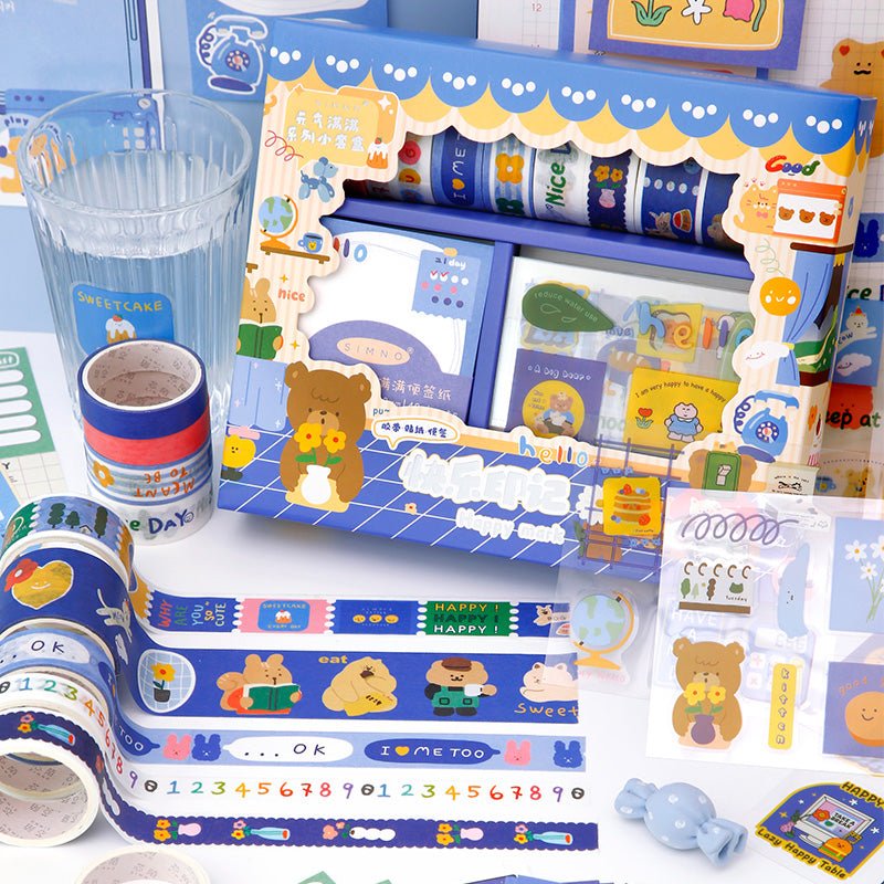 Washi Tape, Sticker and Notepaper Set - The Kawaii Nest